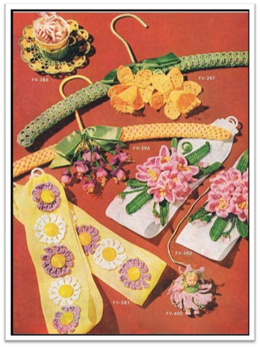 PATTERN #2384 GIFT FOR HOME AND FRIENDS VINTAGE CROCHET