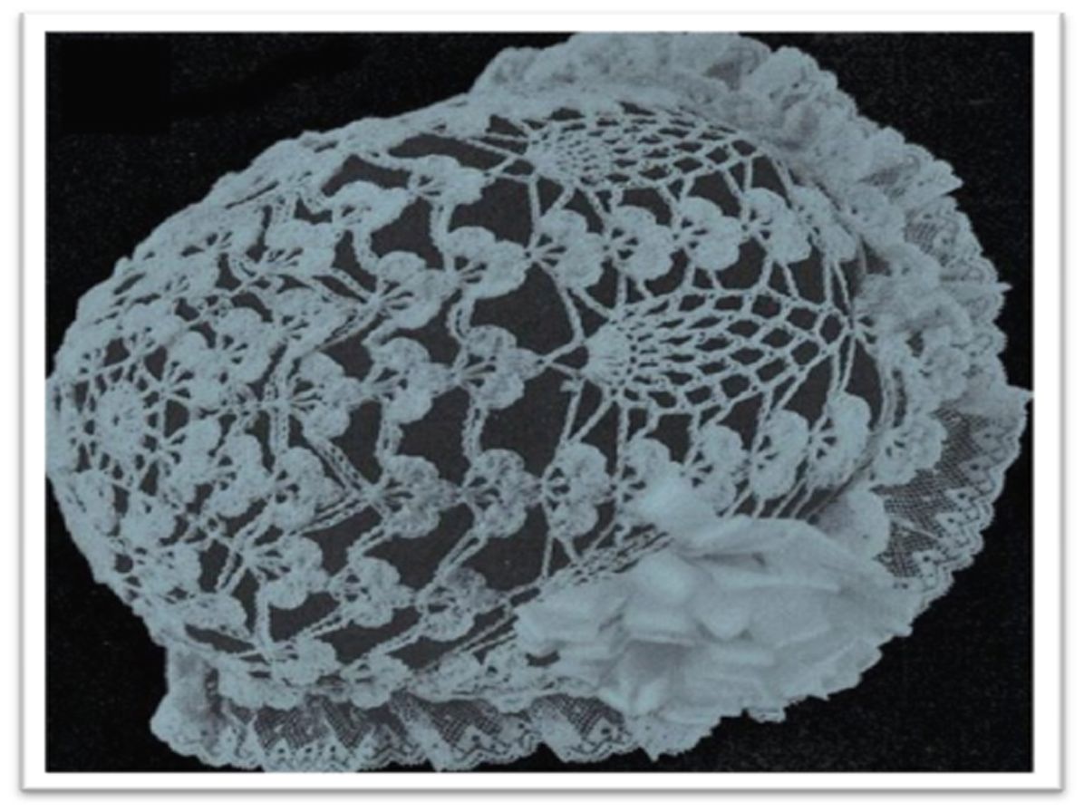 PATTERN #2385 CAP VINTAGE CROCHET