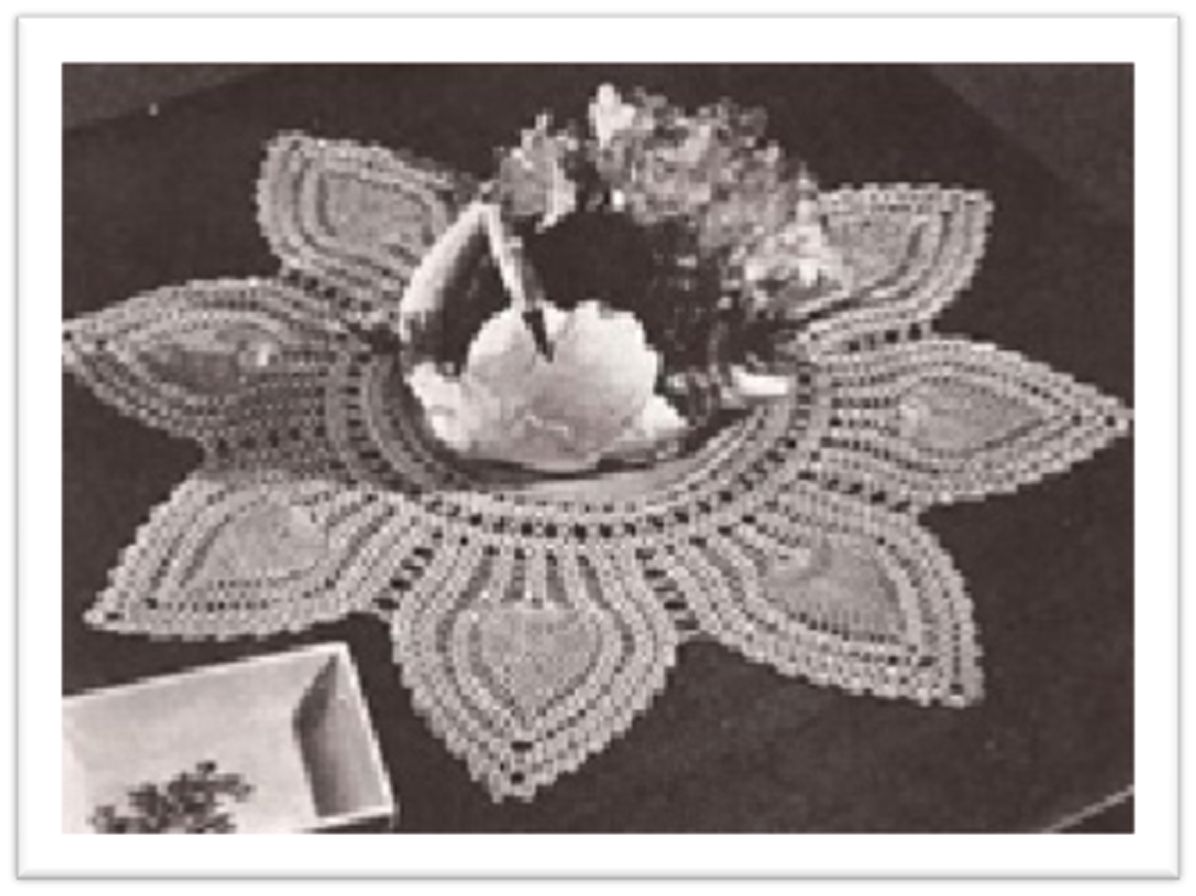 PATTERN #2386 DOILY VINTAGE CROCHET