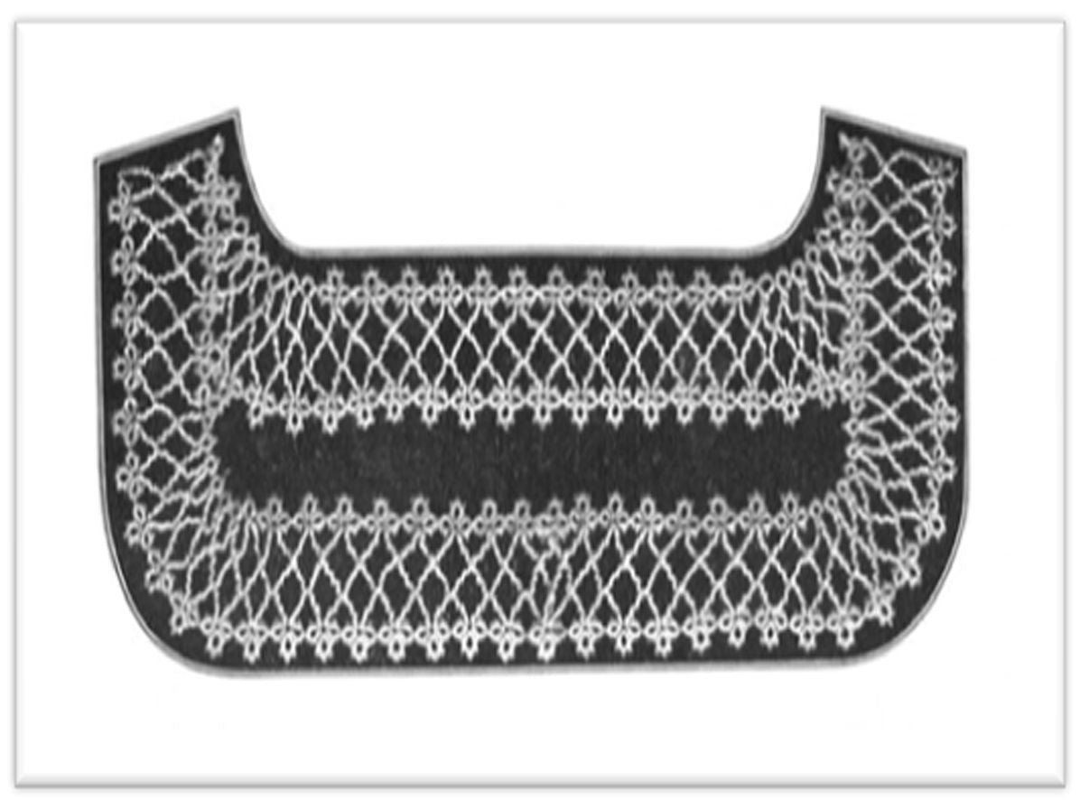PATTERN #2387 TATTED YOKE IN ONE OR TWO COLORS VINTAGE TATTING