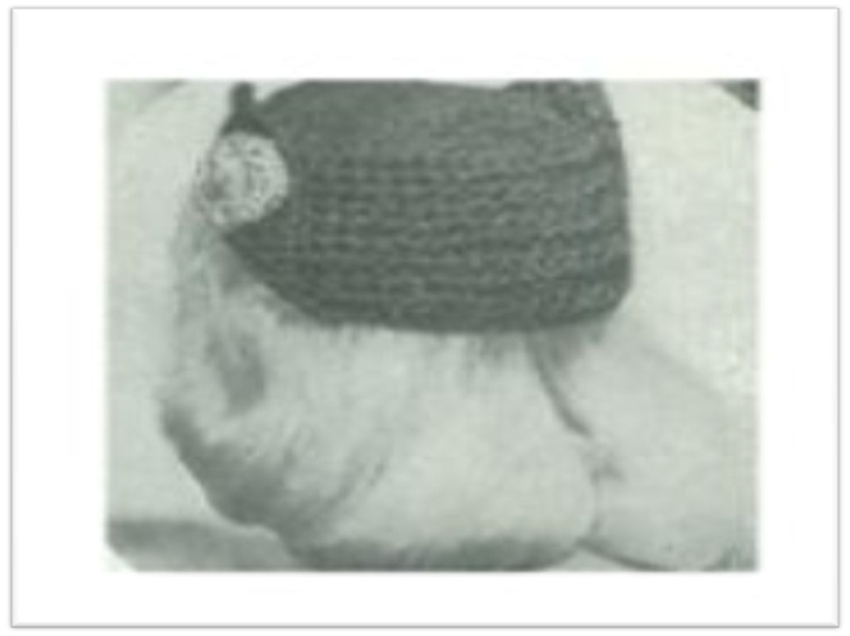 PATTERN #2390 PETER PAN STRAW HAT VINTAGE CROCHET