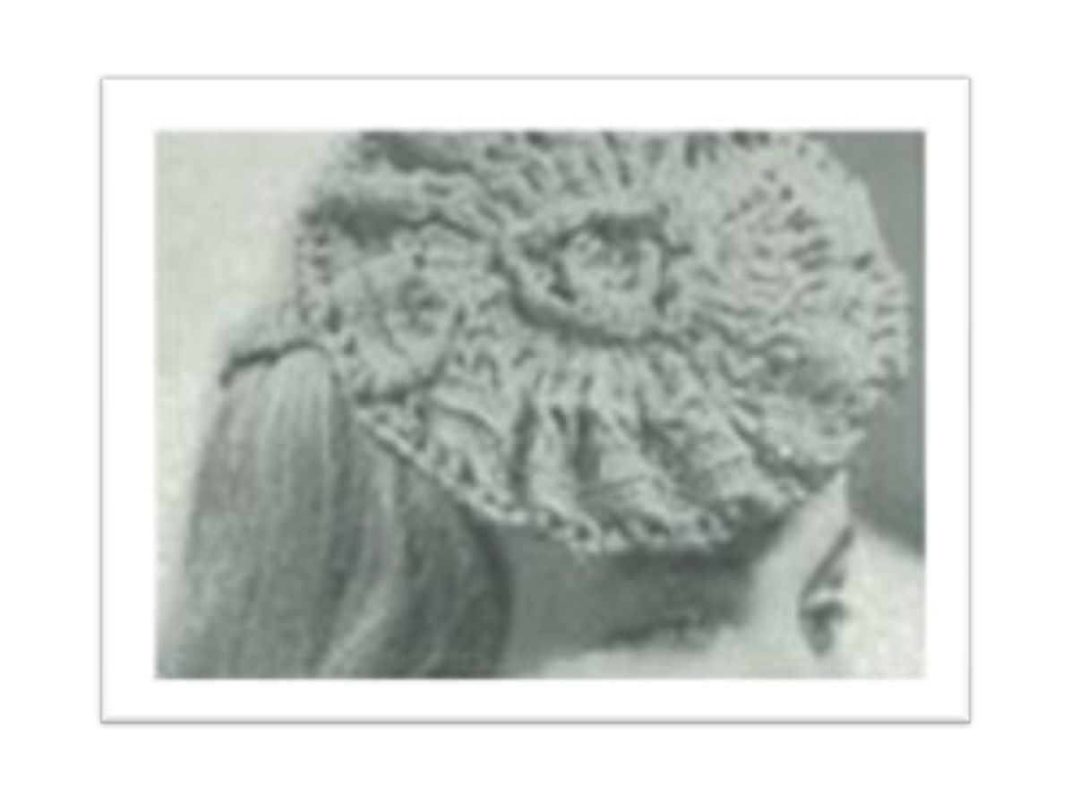 PATTERN #2391 PETER PAN STRAW HAT VINTAGE CROCHET