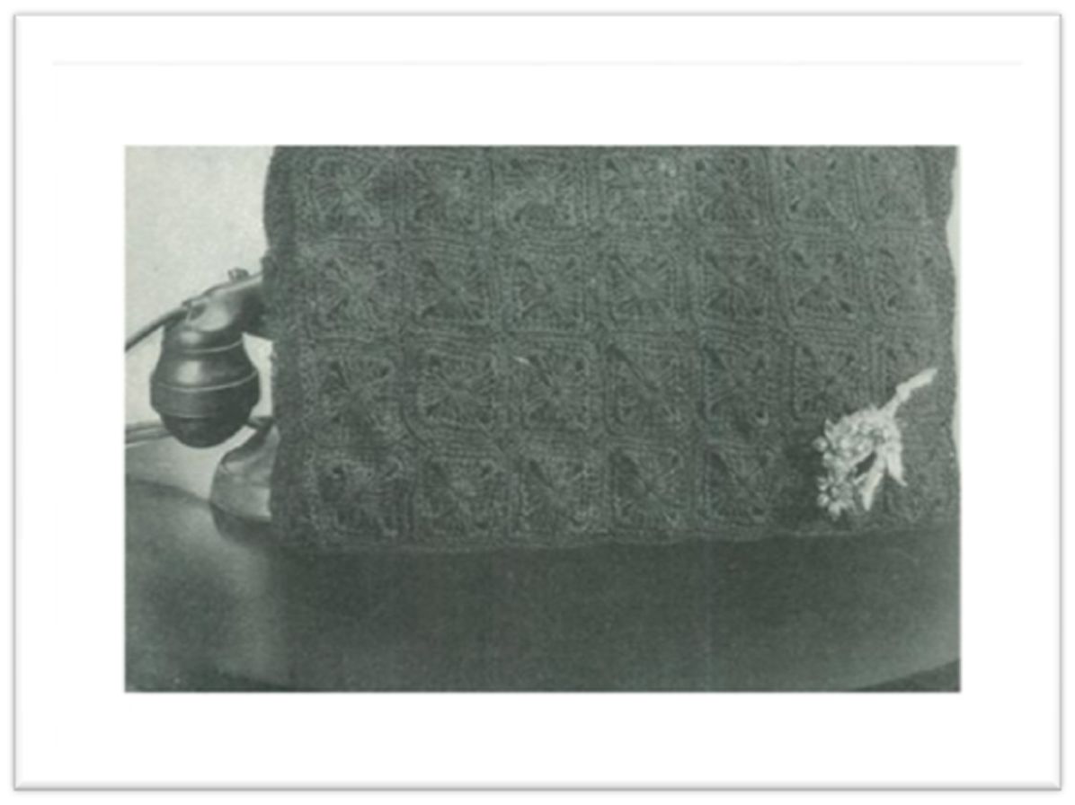 PATTERN #2395 PETER PAN CORDET BAG VINTAGE CROCHET