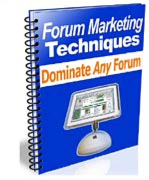 Forum Marketing Techniques