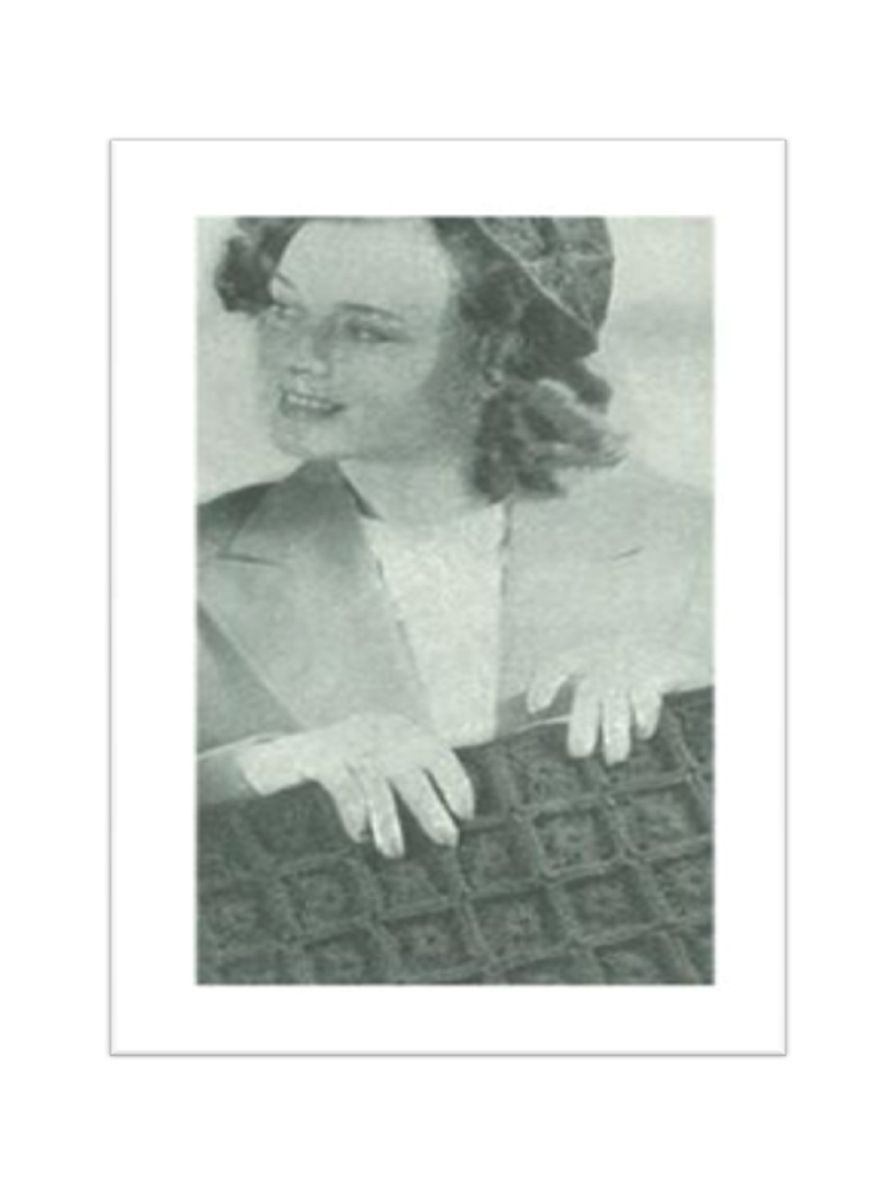 PATTERN #2403 LISA CORDET BAG AND HAT VINTAGE CROCHET
