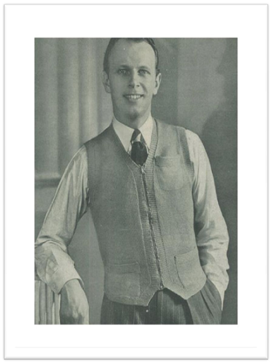 PATTERN #2405 OHIO STATE VINTAGE KNITTING