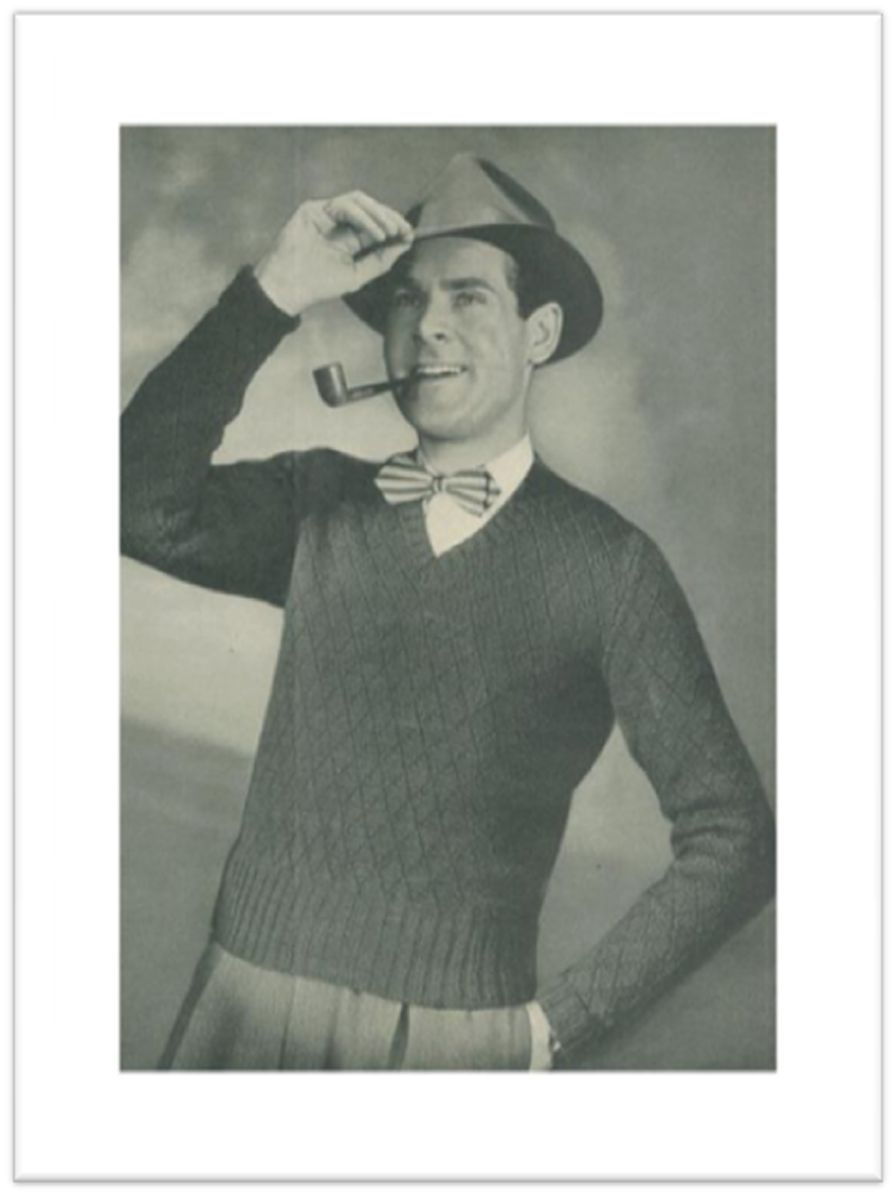 PATTERN #2407 NORTHWESTERN VINTAGE KNITTING