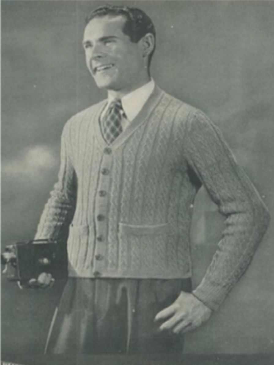 PATTERN #2412 COLUMBIA VINTAGE KNITTING