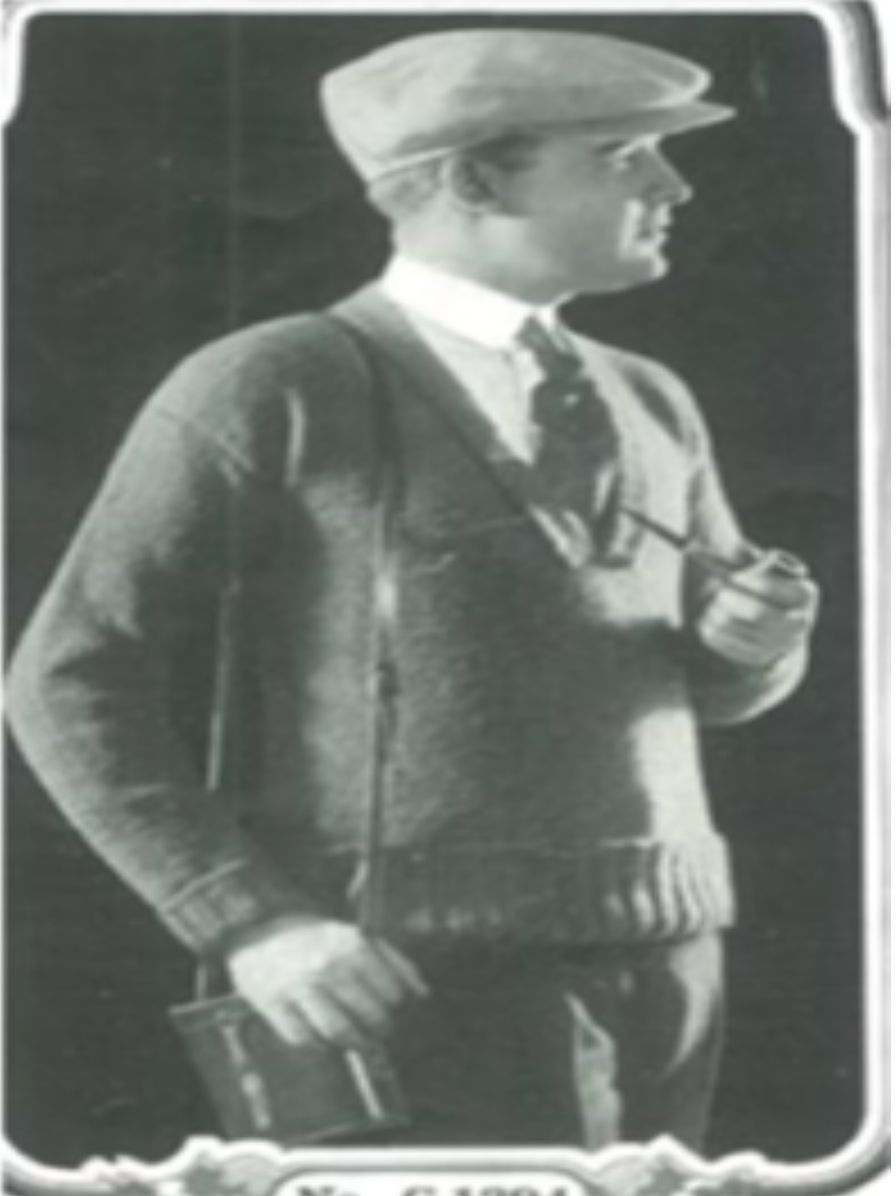 PATTERN #2422 MAN'S KNITTED SWEATER VINTAGE KNITTING