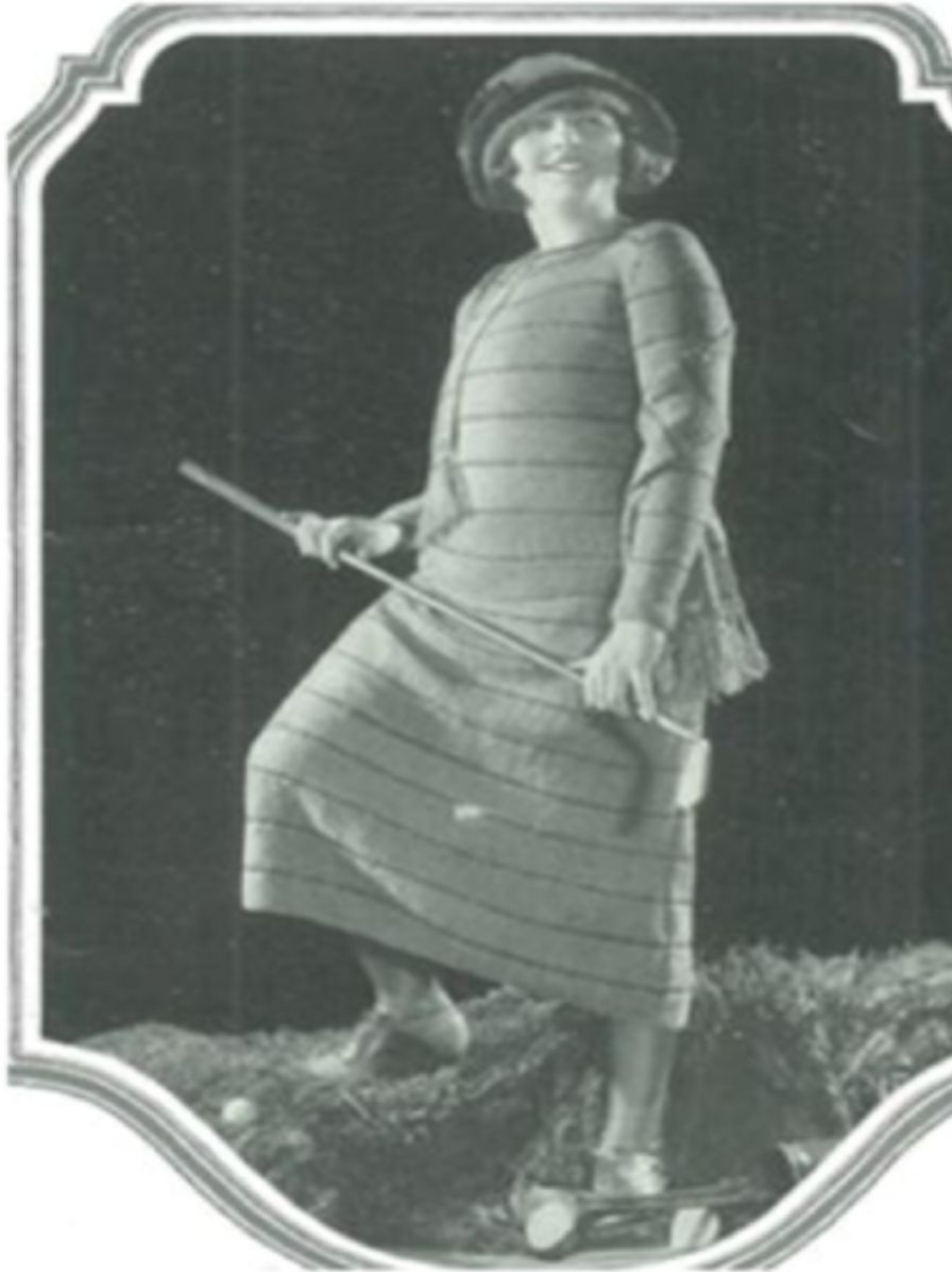 PATTERN #2426 LADY'S KNITTED SPORTS SUIT AND HAT VINTAGE KNITTING