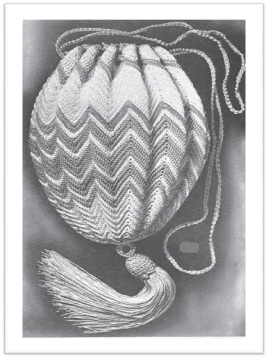 PATTERN #2632 BAG VINTAGE CROCHET