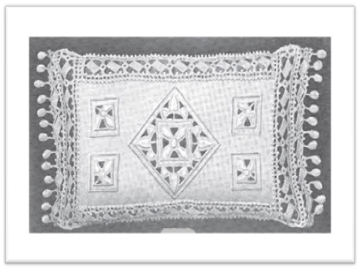 PATTERN #2634 PILLOW VINTAGE CROCHET