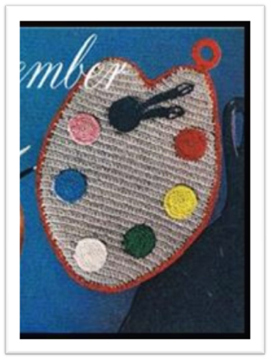 PATTERN #2655 PALETTE PLACEMENT VINTAGE CROCHET