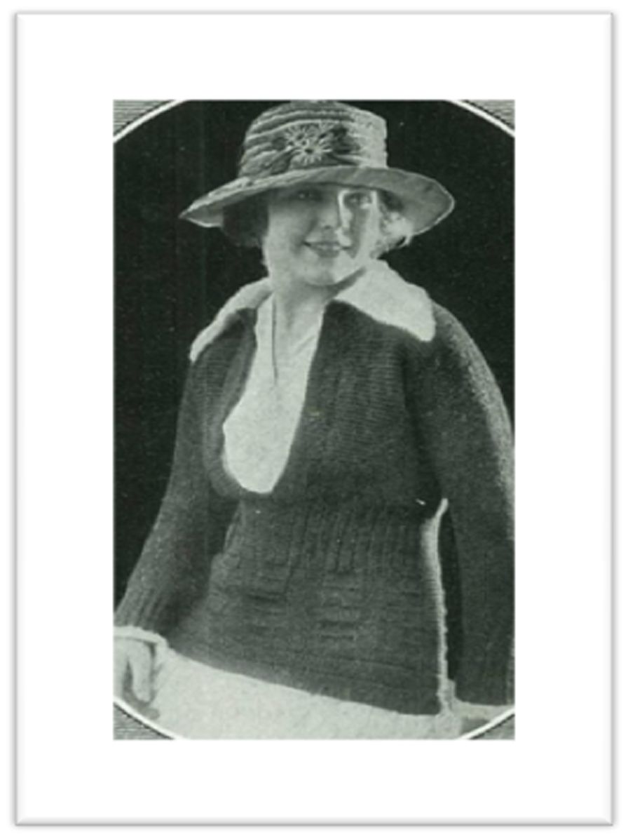 PATTERN #2671 LADIES KNITTING SWEATER VINTAGE KNITTING