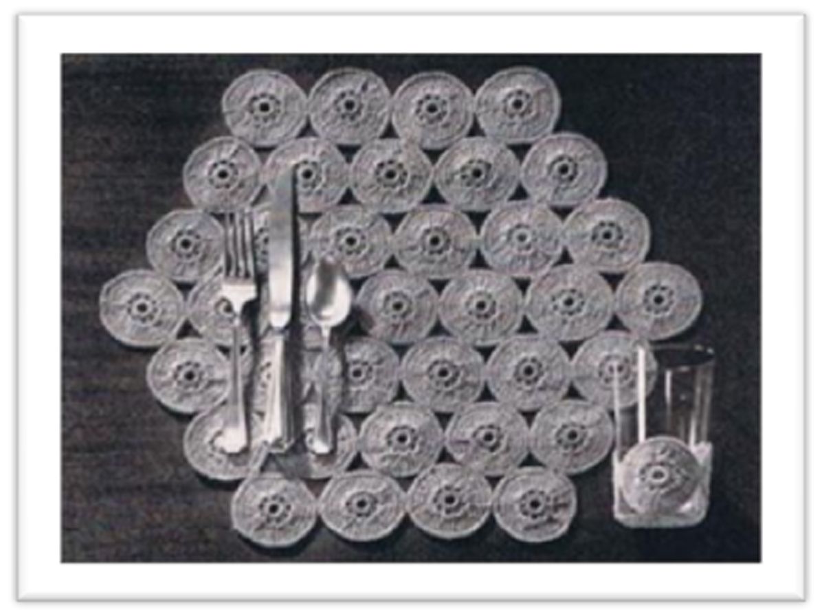 PATTERN #2672 SUPPER TIME VINTAGE CROCHET