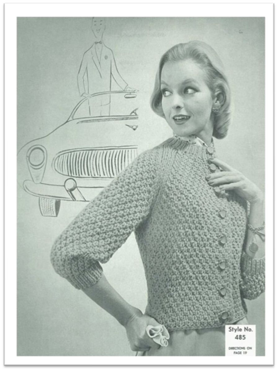PATTERN #2677 MEGAN VINTAGE KNITTING