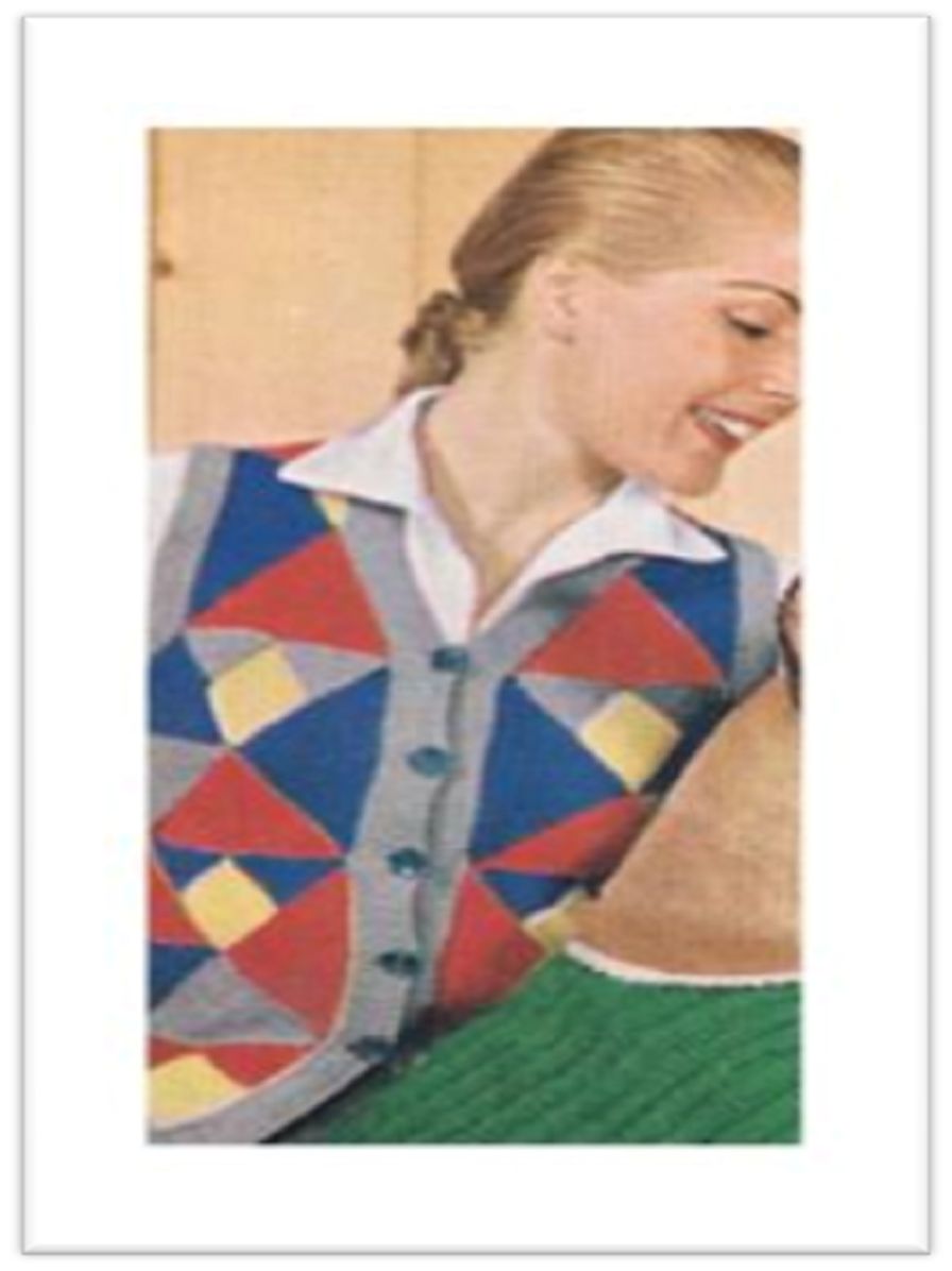 PATTERN #2680 DIANA VINTAGE KNITTING