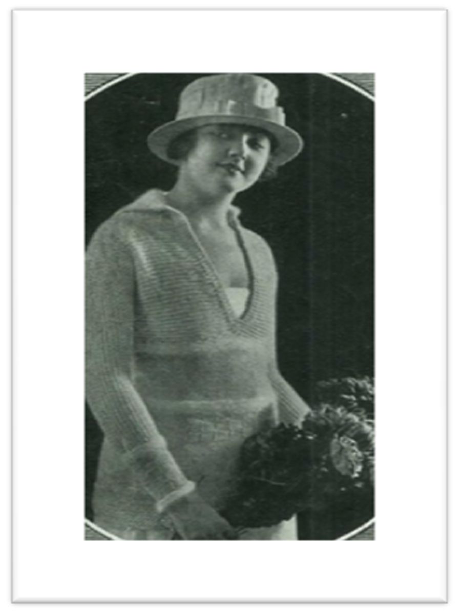 PATTERN #2686 LADIES' KNITTING SWEATER VINTAGE KNITTING
