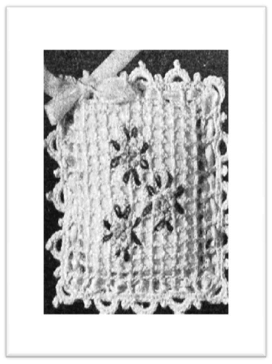 PATTERN #2698 A DAINTY SACHET VINTAGE CROCHET