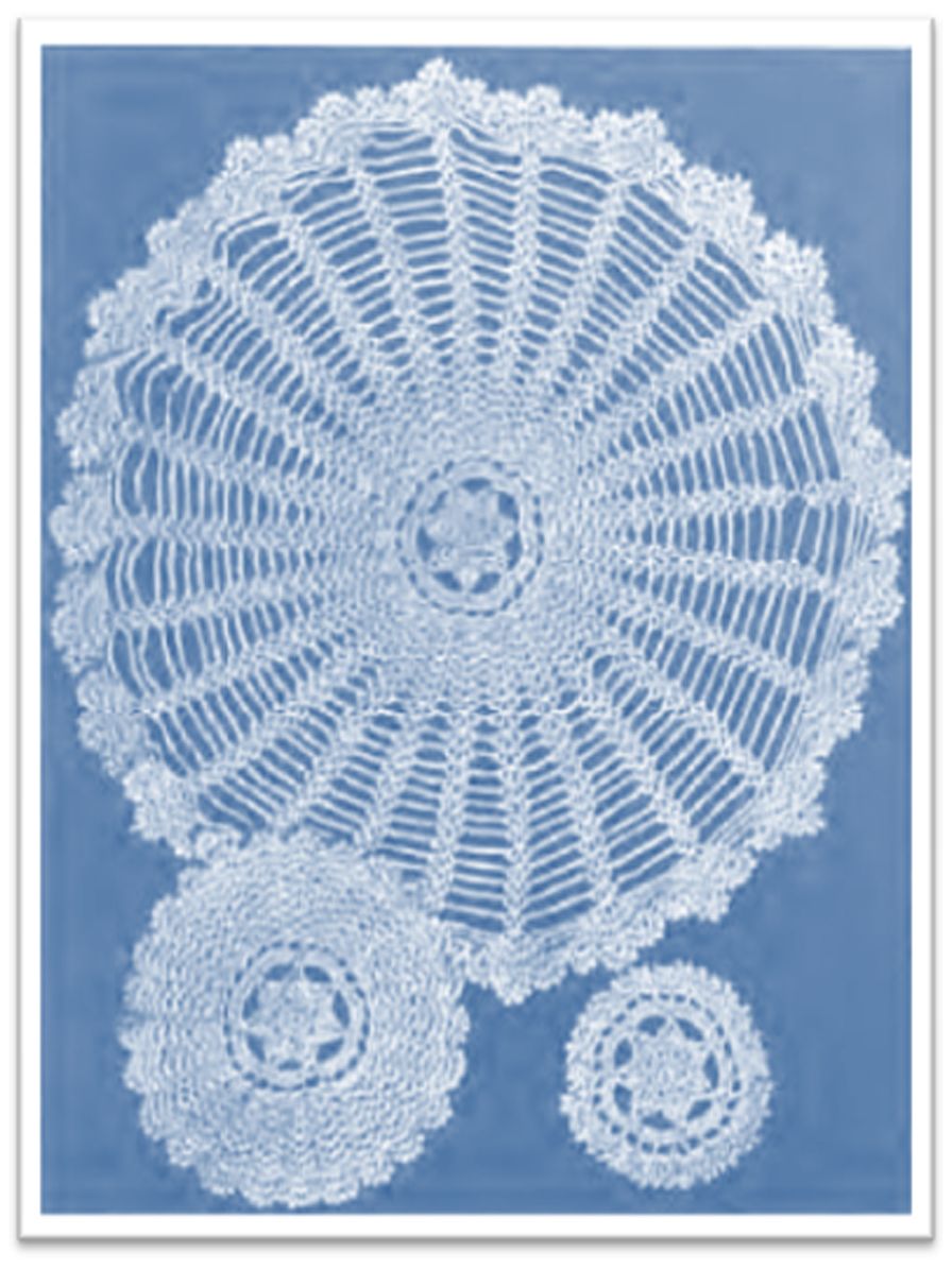 PATTERN #2710 BUNGALOW BREAKFAST VINTAGE CROCHET