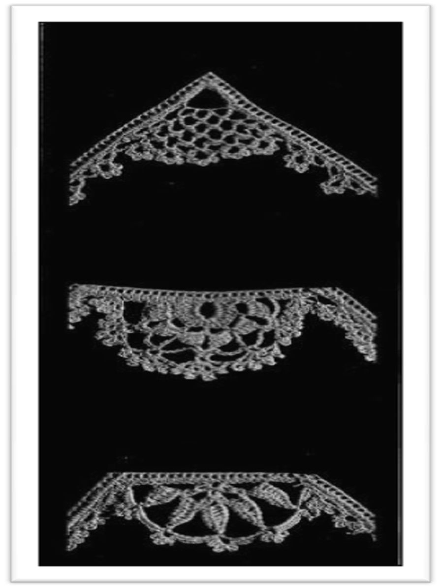 PATTERN #2711 CROCHETED CORNERS VINTAGE CROCHET