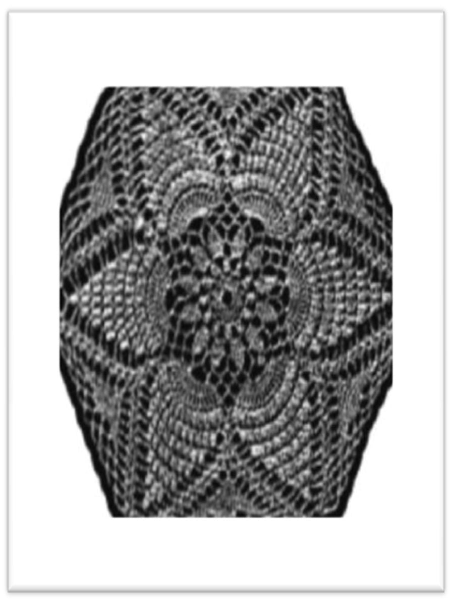 PATTERN #2717 PINEAPPLE FROSTING BEDSPREAD VINTAGE CROCHET