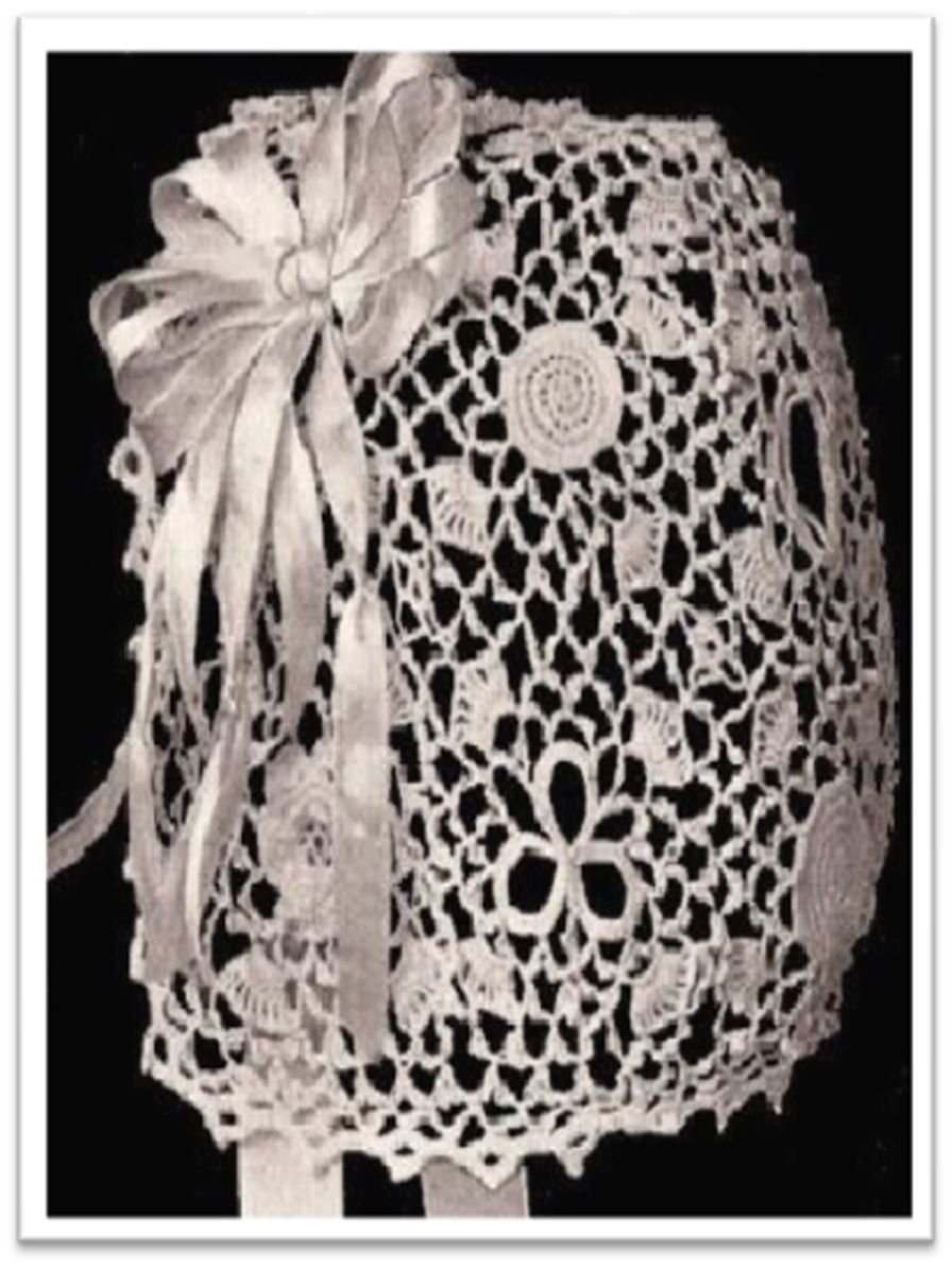 PATTERN #2718 BABY CAP VINTAGE CROCHET