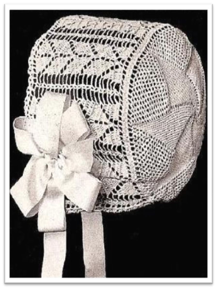 PATTERN #2734 CHILD'S CAP VINTAGE CROCHET