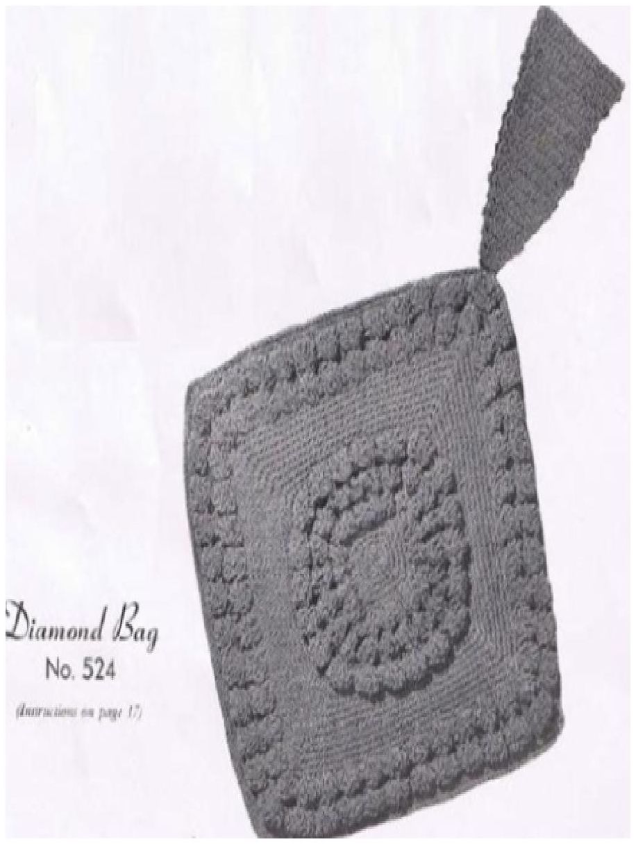 PATTERN #0736 THE DIAMOND BAG VINTAGE CROCHET