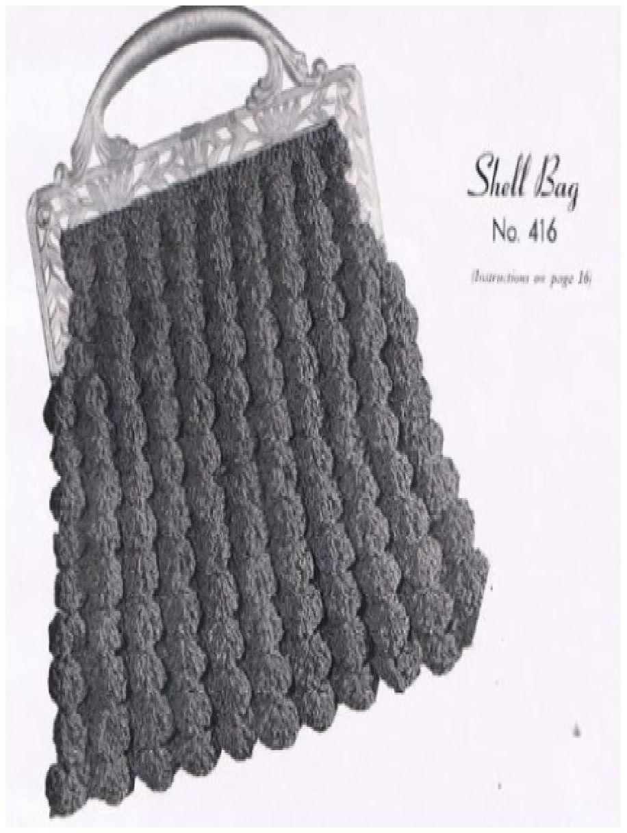 PATTERN #0737 SHELL BAG VINTAGE CROCHET