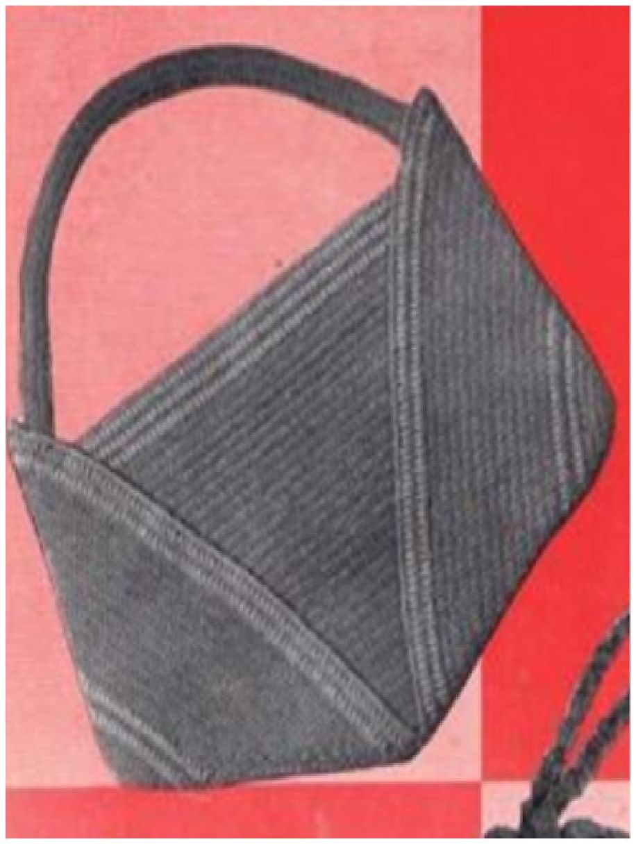PATTERN #0748 ANGLE BAG VINTAGE KNITTING