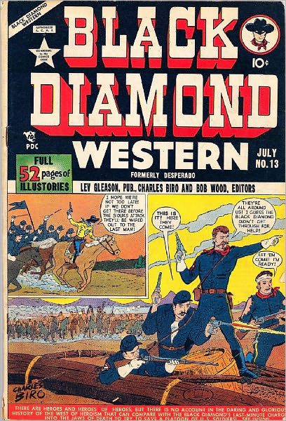 Black Diamond Western Number 13 Western Comic Book
