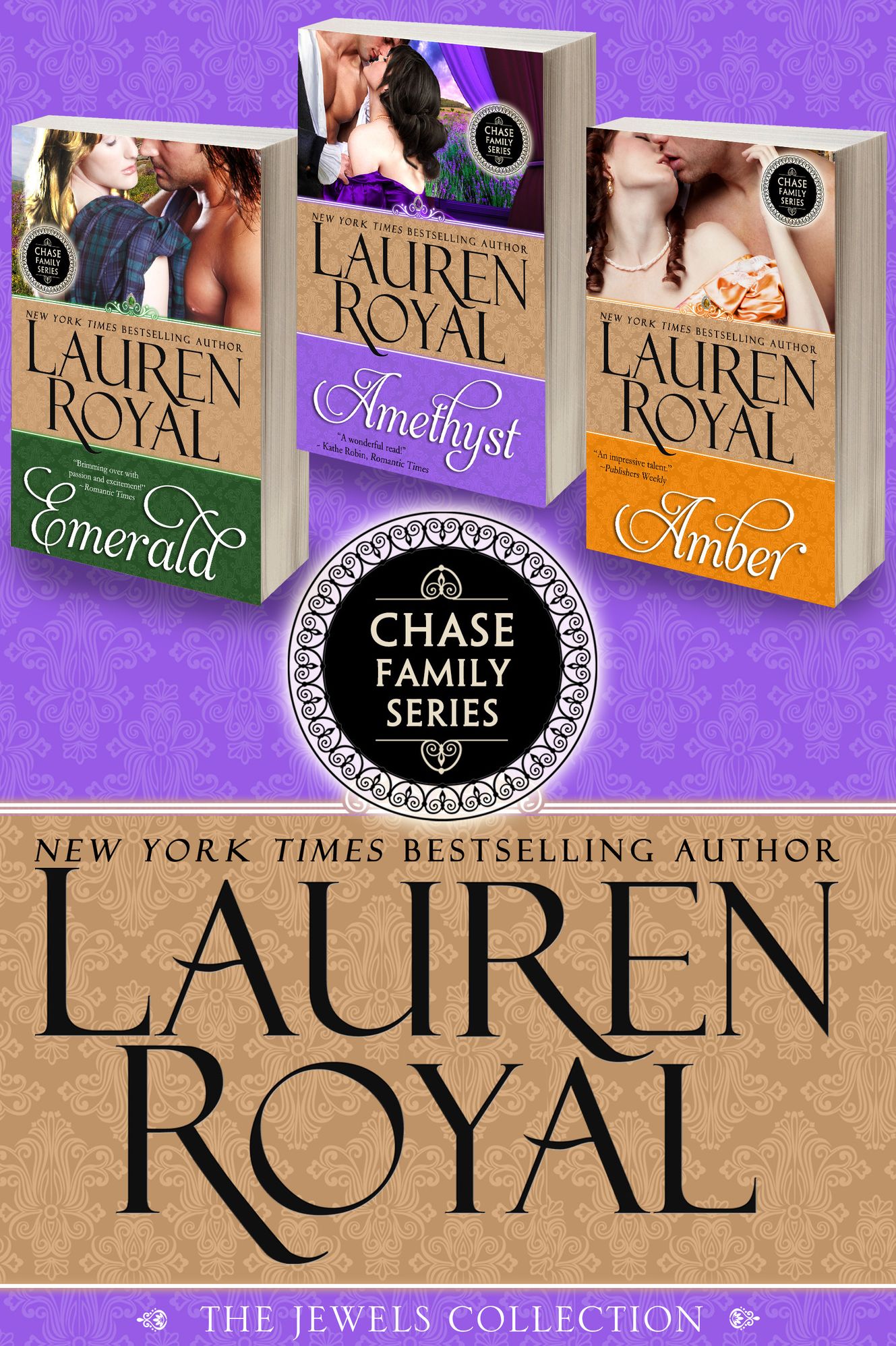 Chase Family Series: The Jewels Collection - Amethyst, Emerald, and Amber