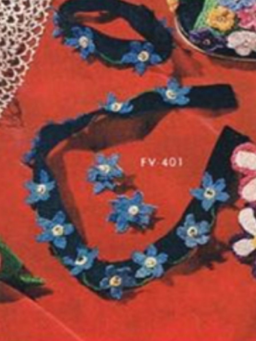 PATTERN #2461 JEWELRY SET VINTAGE CROCHET