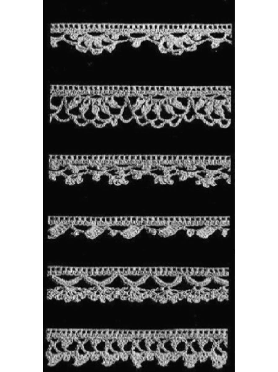 PATTERN #2493 EDGING VINTAGE CROCHET