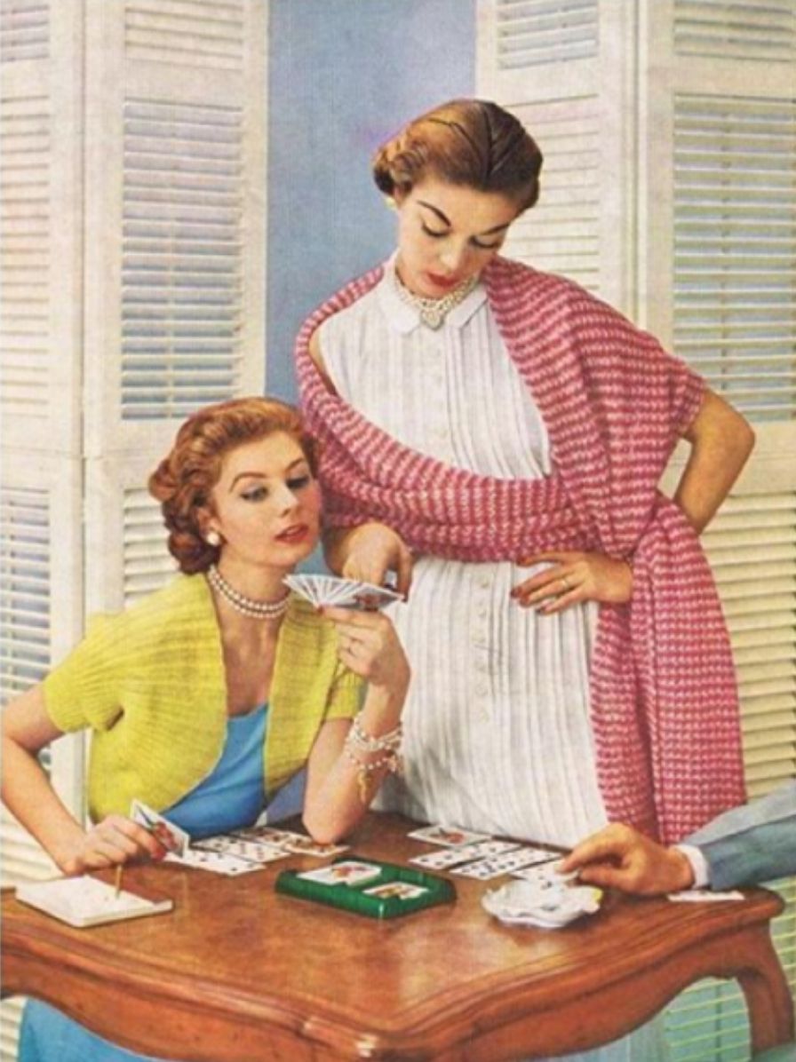 PATTERN #2496 STOLE VINTAGE KNITTING