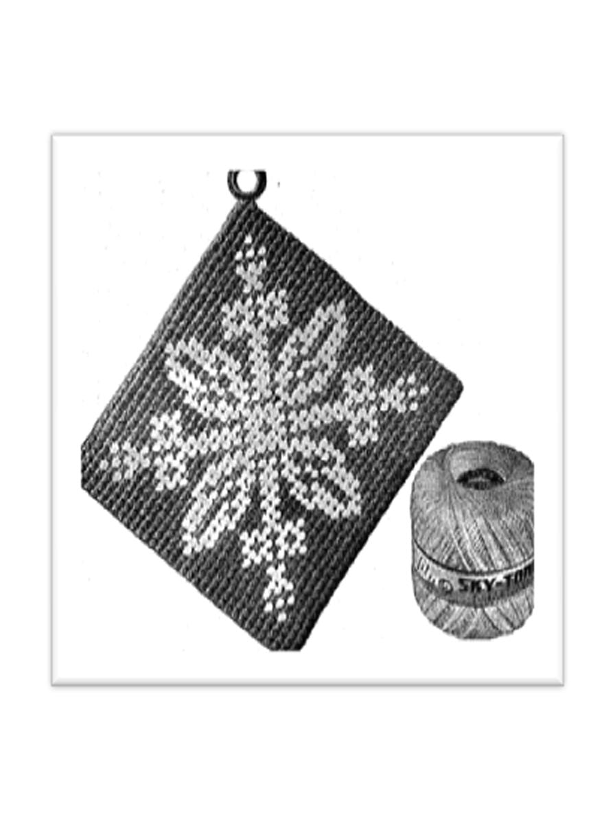PATTERN #2522 ON THE SQUARE VINTAGE CROCHET