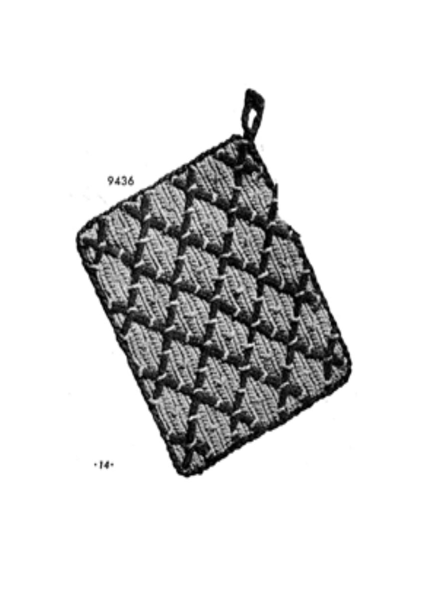 PATTERN #2539 LANDSLIDE VINTAGE CROCHET