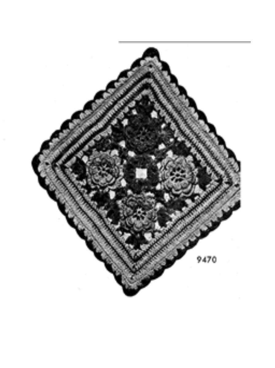 PATTERN #2543 POGOTA GARDEN VINTAGE CROCHET