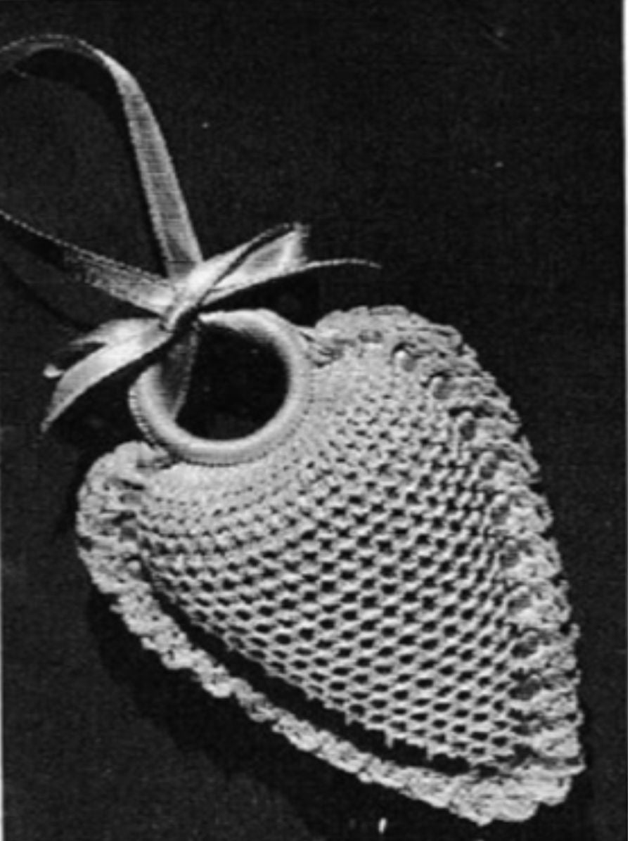 PATTERN #2568 PIN CUSHION VINTAGE CROCHET