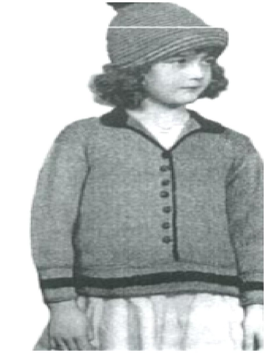 PATTERN #0670 ESTHER SWEATER VINTAGE KNITTING