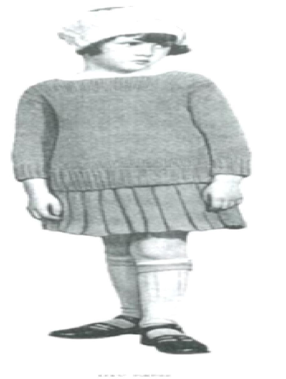 PATTERN #0672 MAY DRESS VINTAGE KNITTING