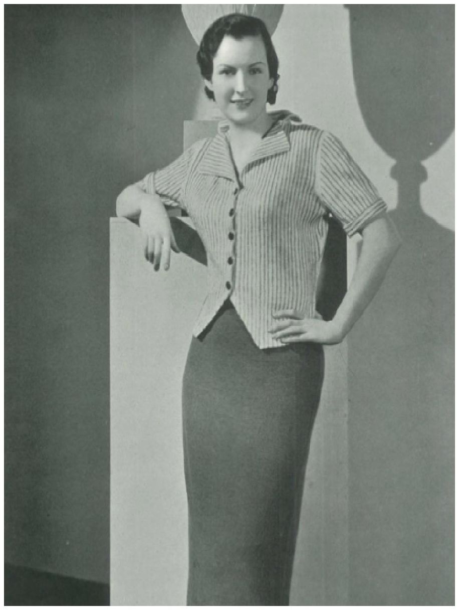 PATTERN #0759 CORDONNE BLOUSE VINTAGE KNITTING