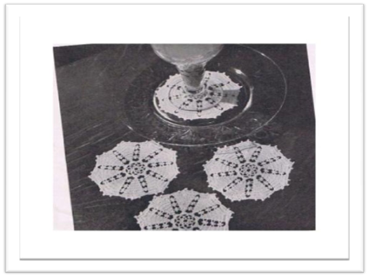 PATTERN #2103 WINE JACKETS VINTAGE CROCHET