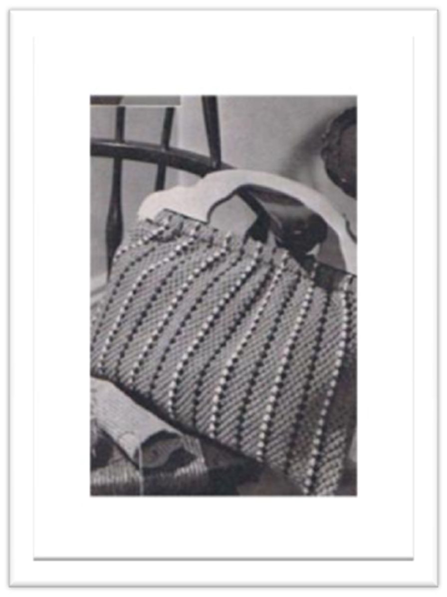PATTERN #2104 BAG VINTAGE KNITTING