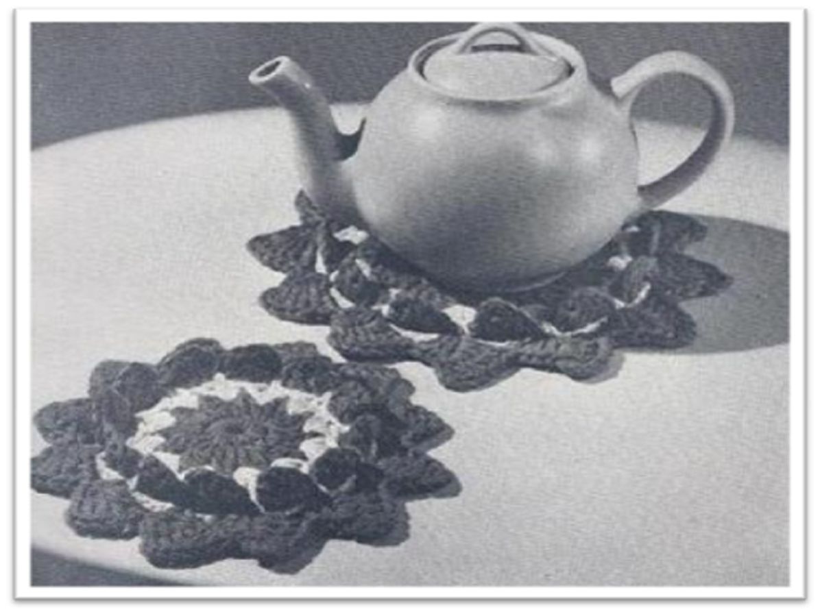 PATTERN #2135 FLOWER POWER VINTAGE CROCHET