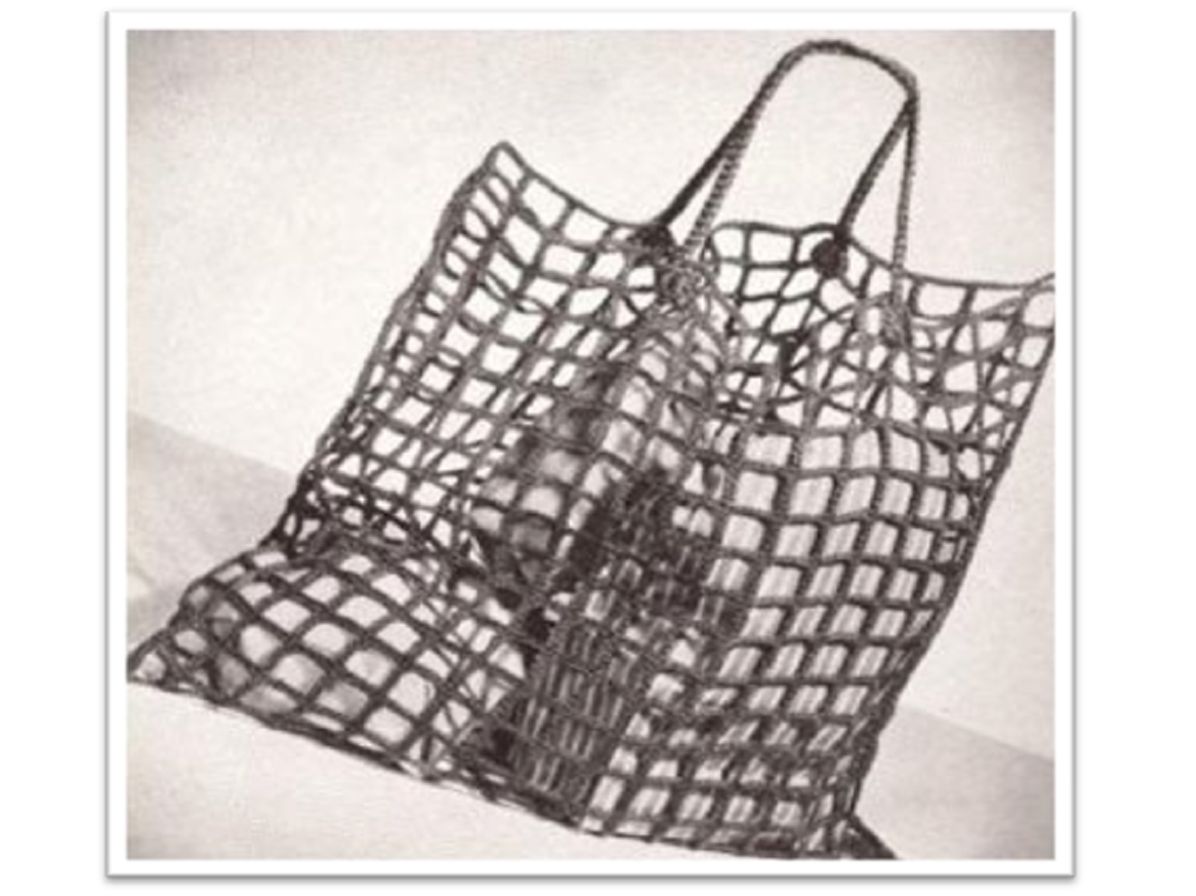 PATTERN #2138 TO MARKET, TO MARKET VINTAGE CROCHET