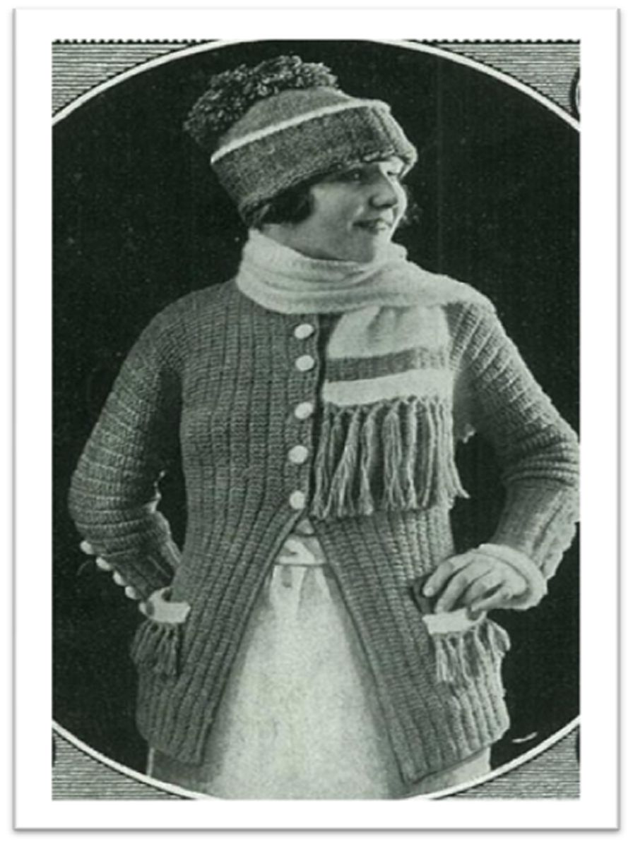 PATTERN #2806 LADIES KNITTED SWEATER VINTAGE KNITTING