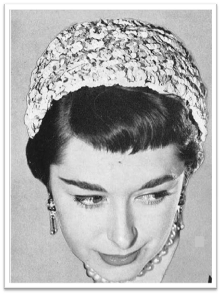 PATTERN #2808 NIGHT HAT VINTAGE CROCHET