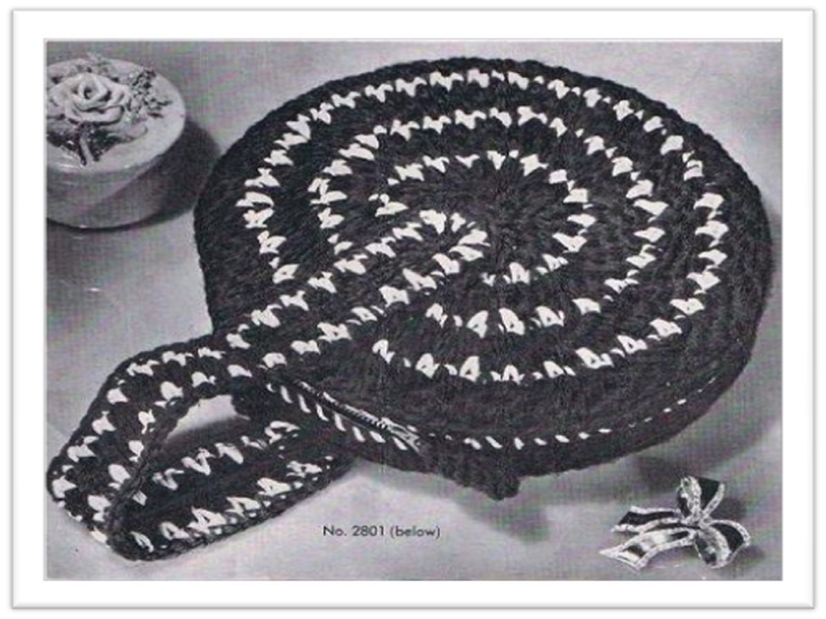 PATTERN #2814 ROUND AND ROUND VINTAGE CROCHET